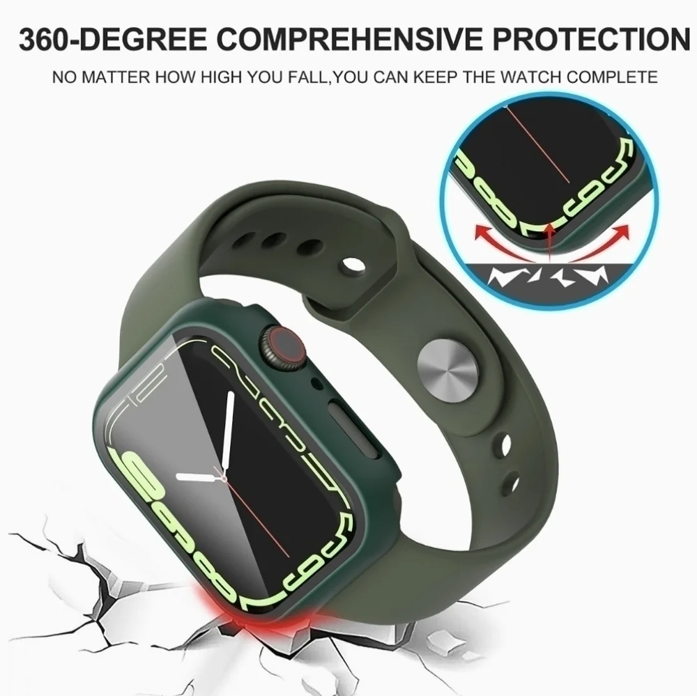 Apple Watch Screen Protector 40mm 41mm 43mm 45mm iwatch case
